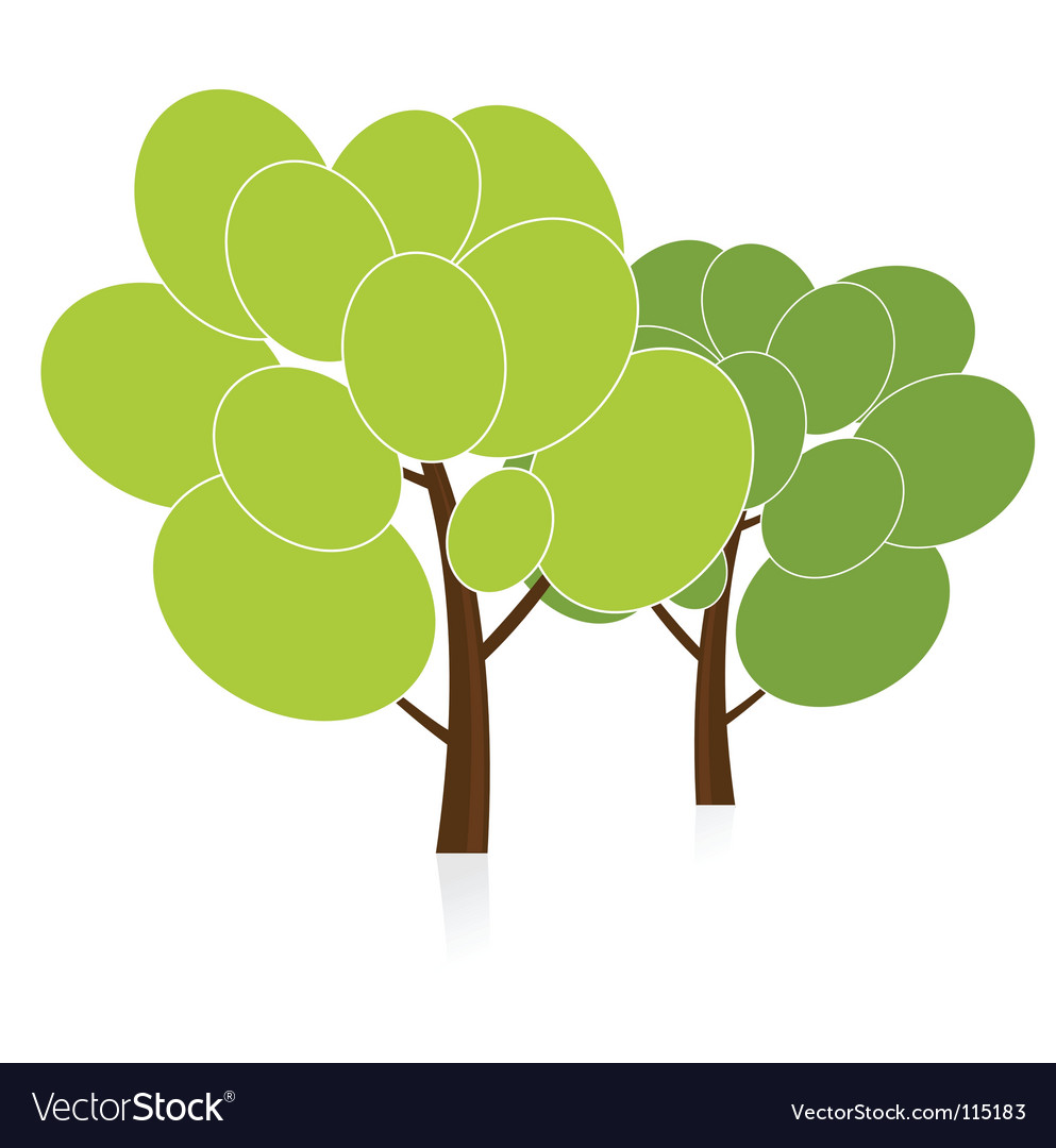 Trees Royalty Free Vector Image - Vectorstock