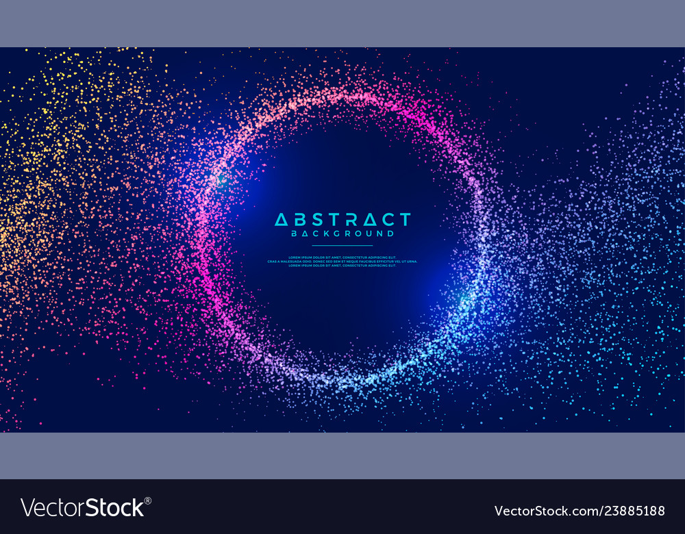 Abstract dynamic liquid flow particles background