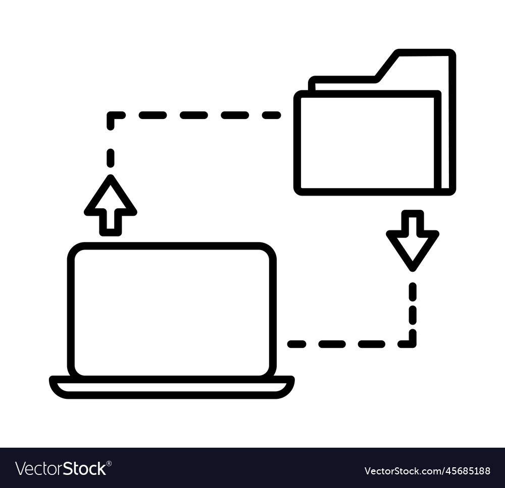 Computer folder internet icon