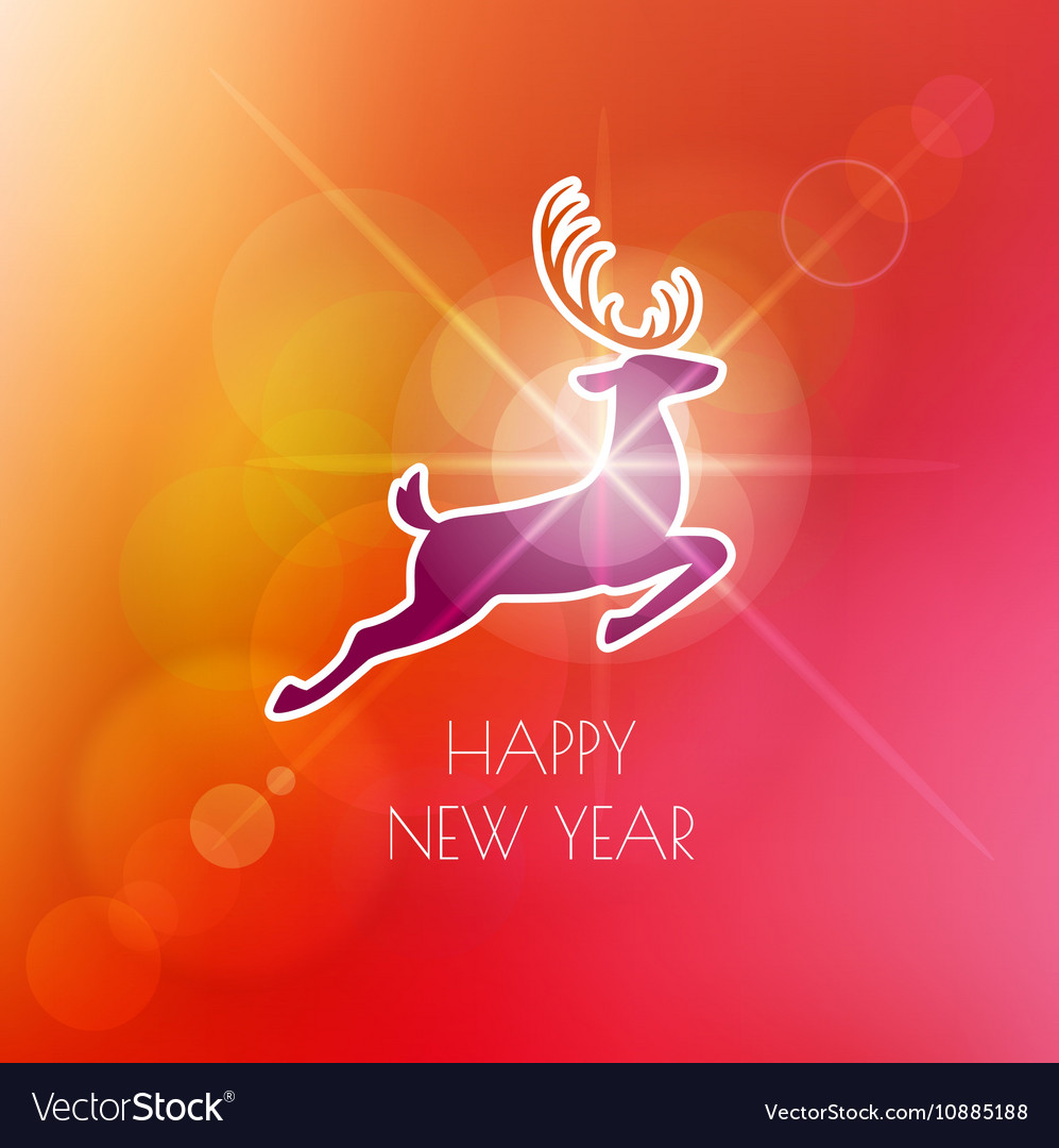 Happy new year design elements merry christmas