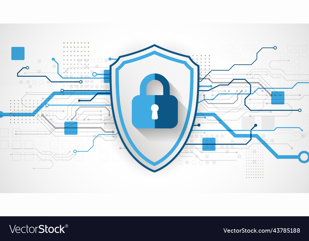 Protection concept protect mechanism system Vector Image