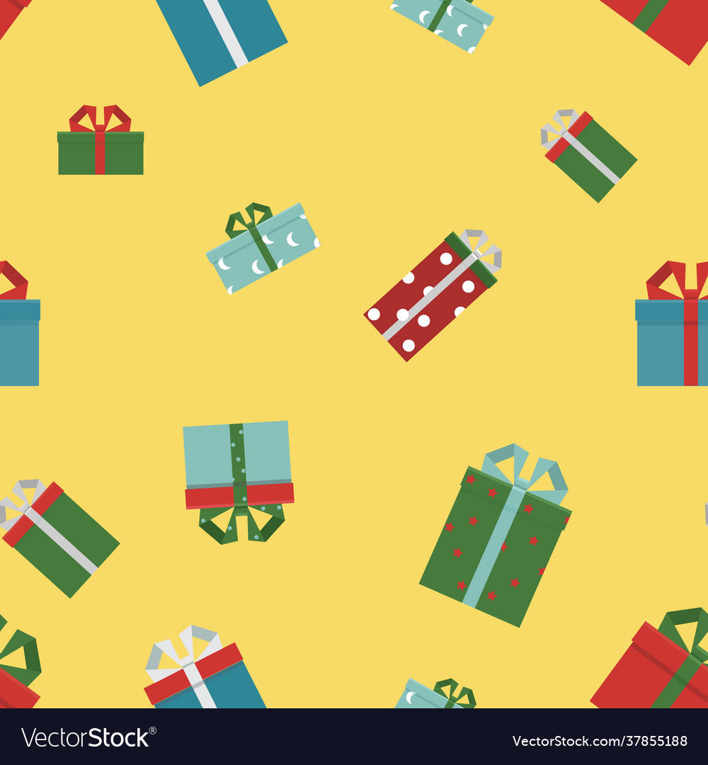 Seamless background pattern christmas and new Vector Image