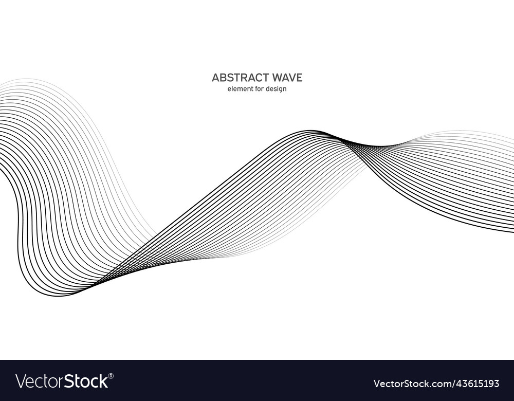 Abstract wave element for design digital vector image Abstract wave element for design digital