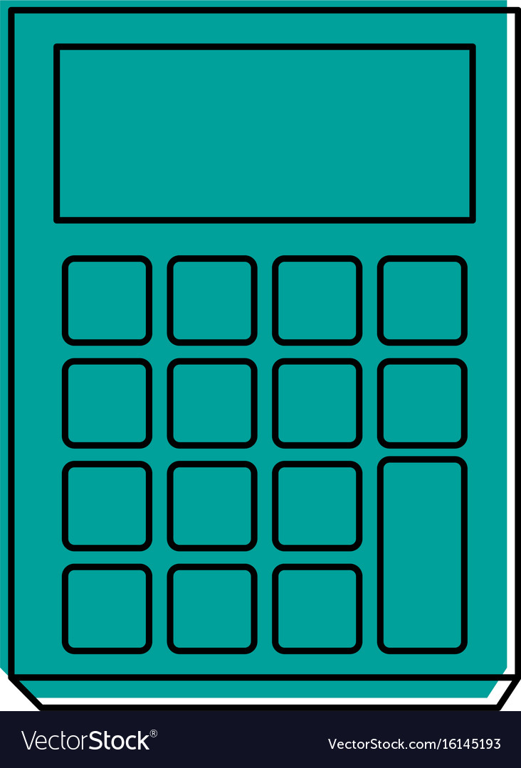 Blank screen calculator icon image