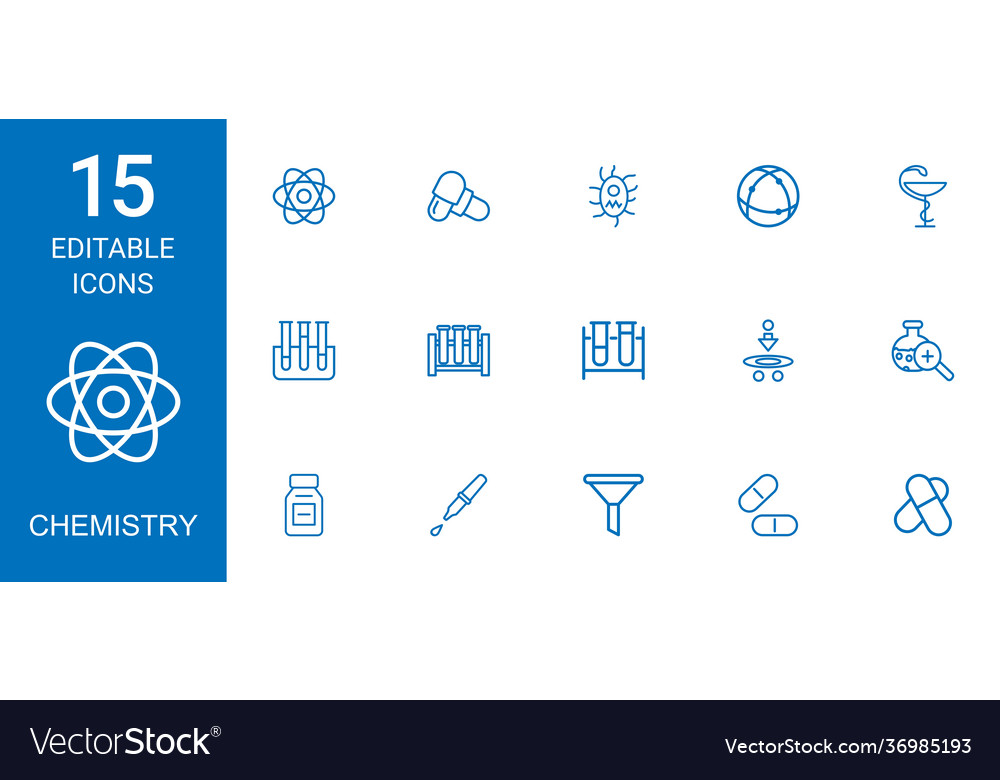 Chemistry icons