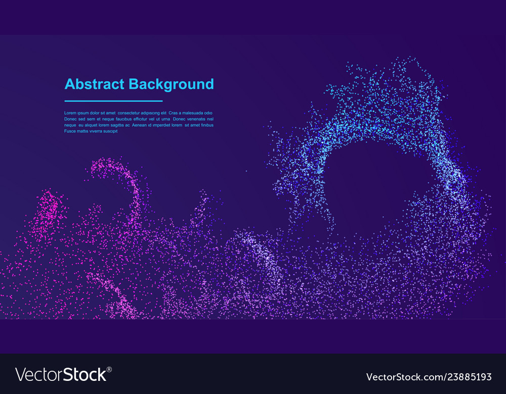 Dynamic abstract liquid flow particles background