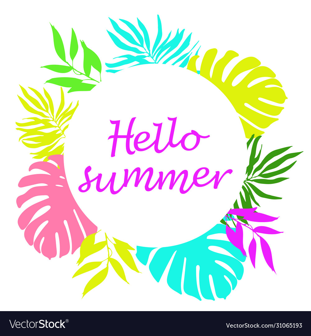 Hello summer sale banner design