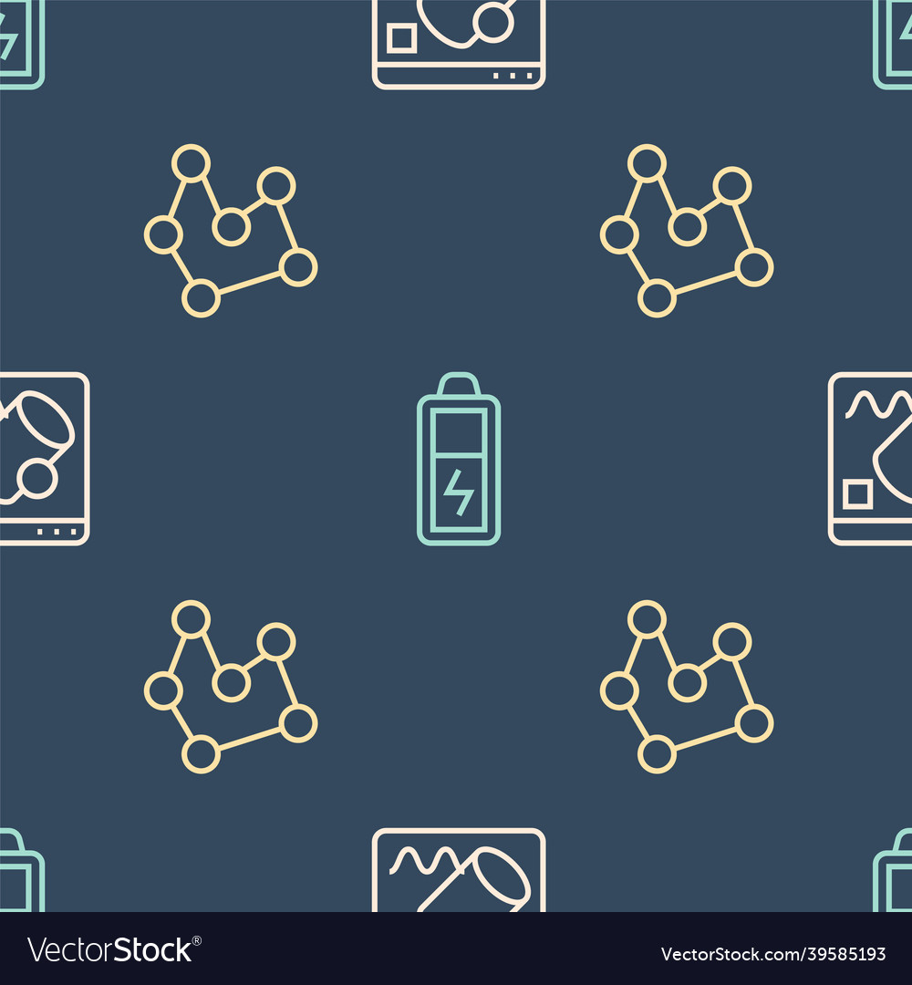 Set line data visualisation chemical formula