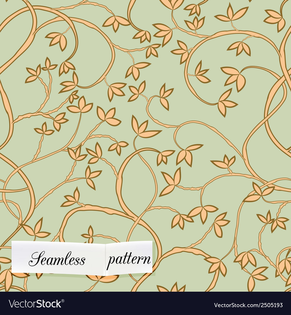 Tree seamless pattern