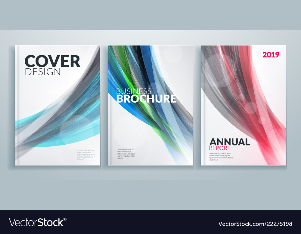 business brochure cover design templates business vector image
