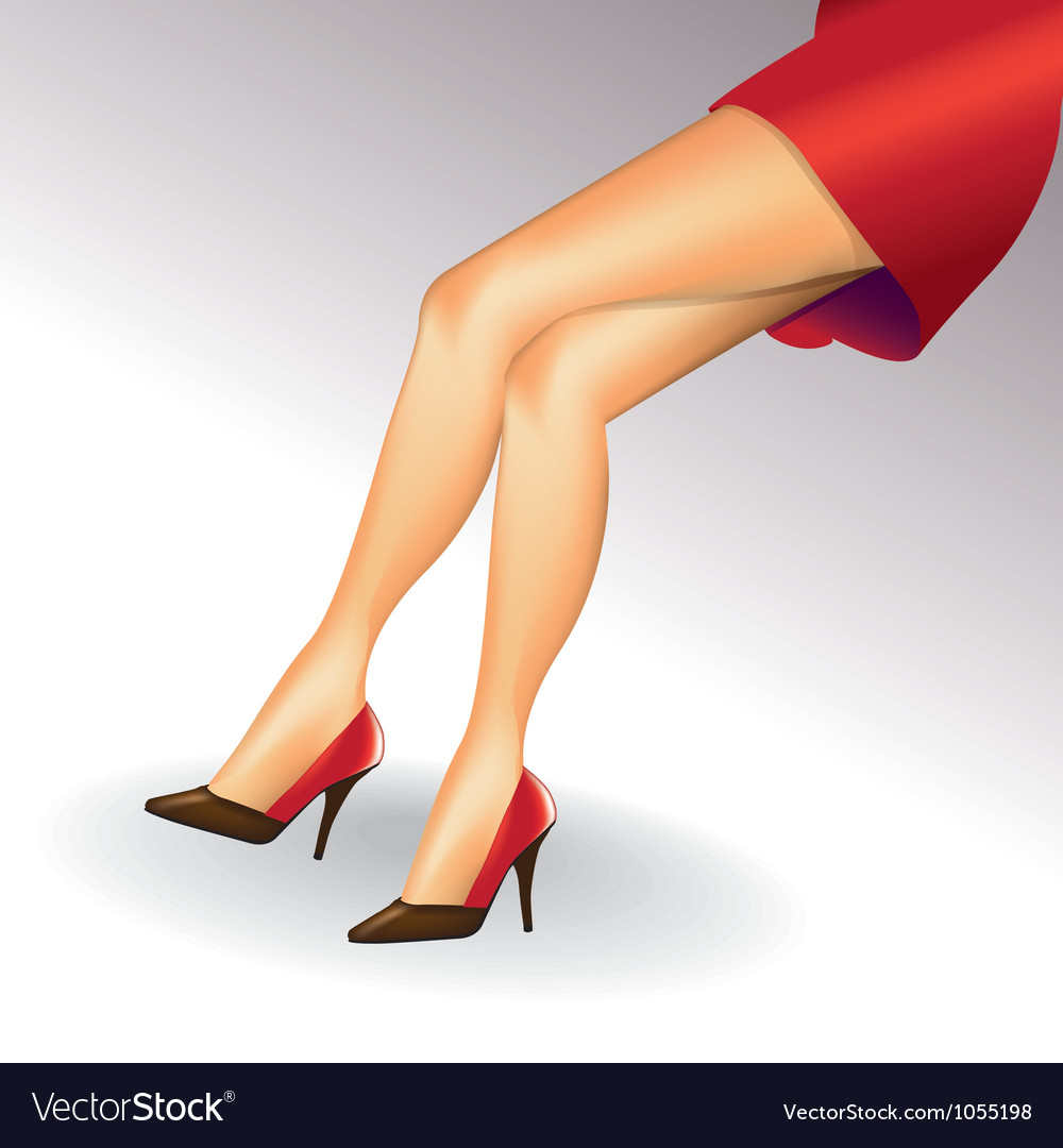 Sexy Legs Royalty Free Vector Image Vectorstock 