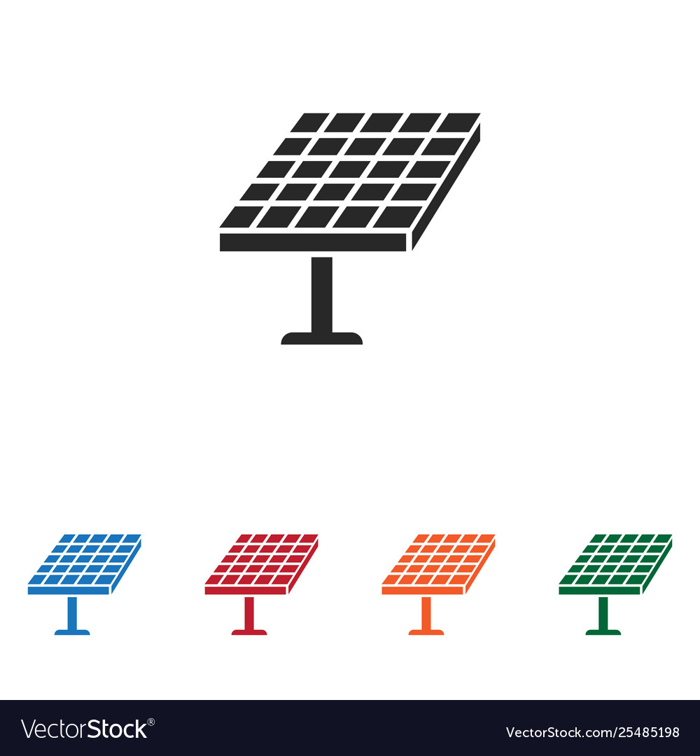 Solar panel icon