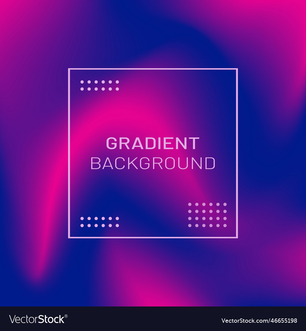 Template with abstract gradient shapes vector image Template with abstract gradient shapes