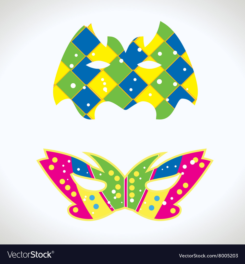 Carnival mask isolated