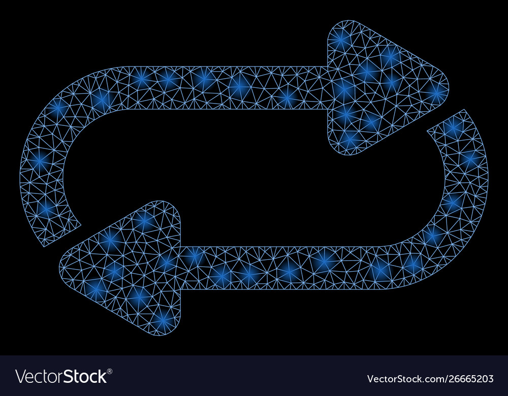 Flare mesh wire frame endless repeat with vector image Flare mesh wire frame endless repeat with