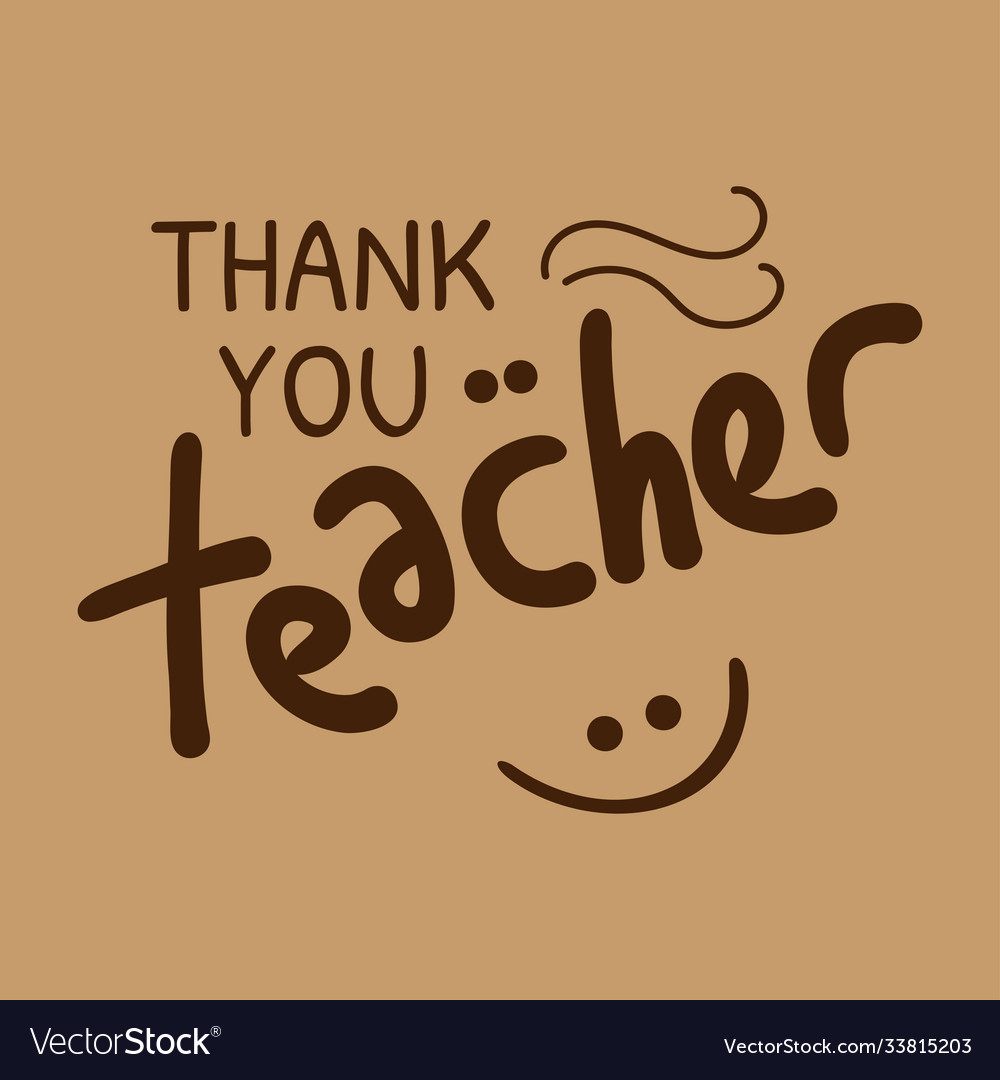 Happy teachers day Royalty Free Vector Image - VectorStock