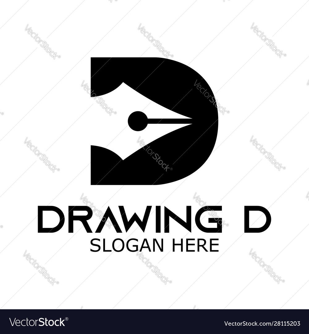 Letter d logo icon design template element vector image Letter d logo icon design template element