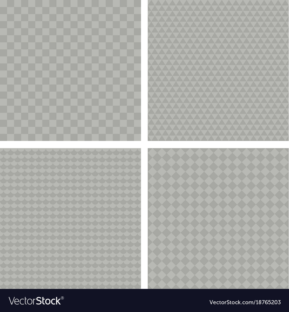 Set of seamless backgrounds with different