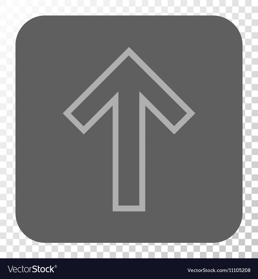 Arrow up rounded square button