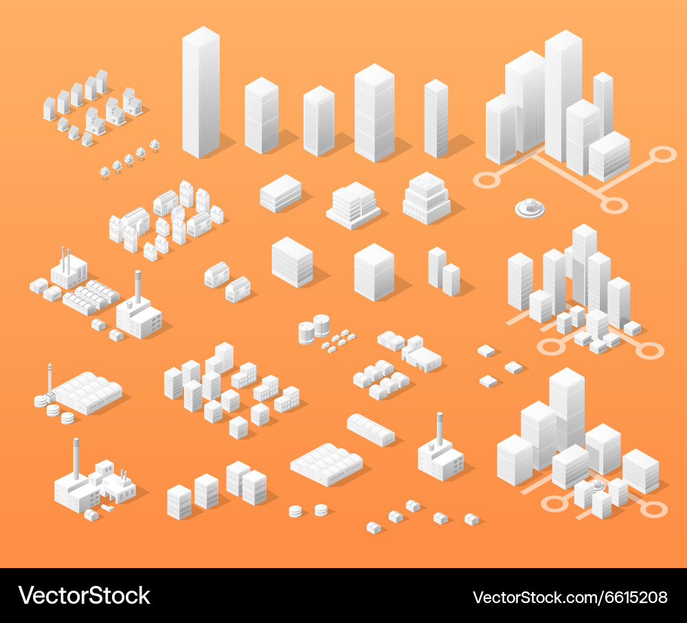 Print isometric Royalty Free Vector Image - VectorStock