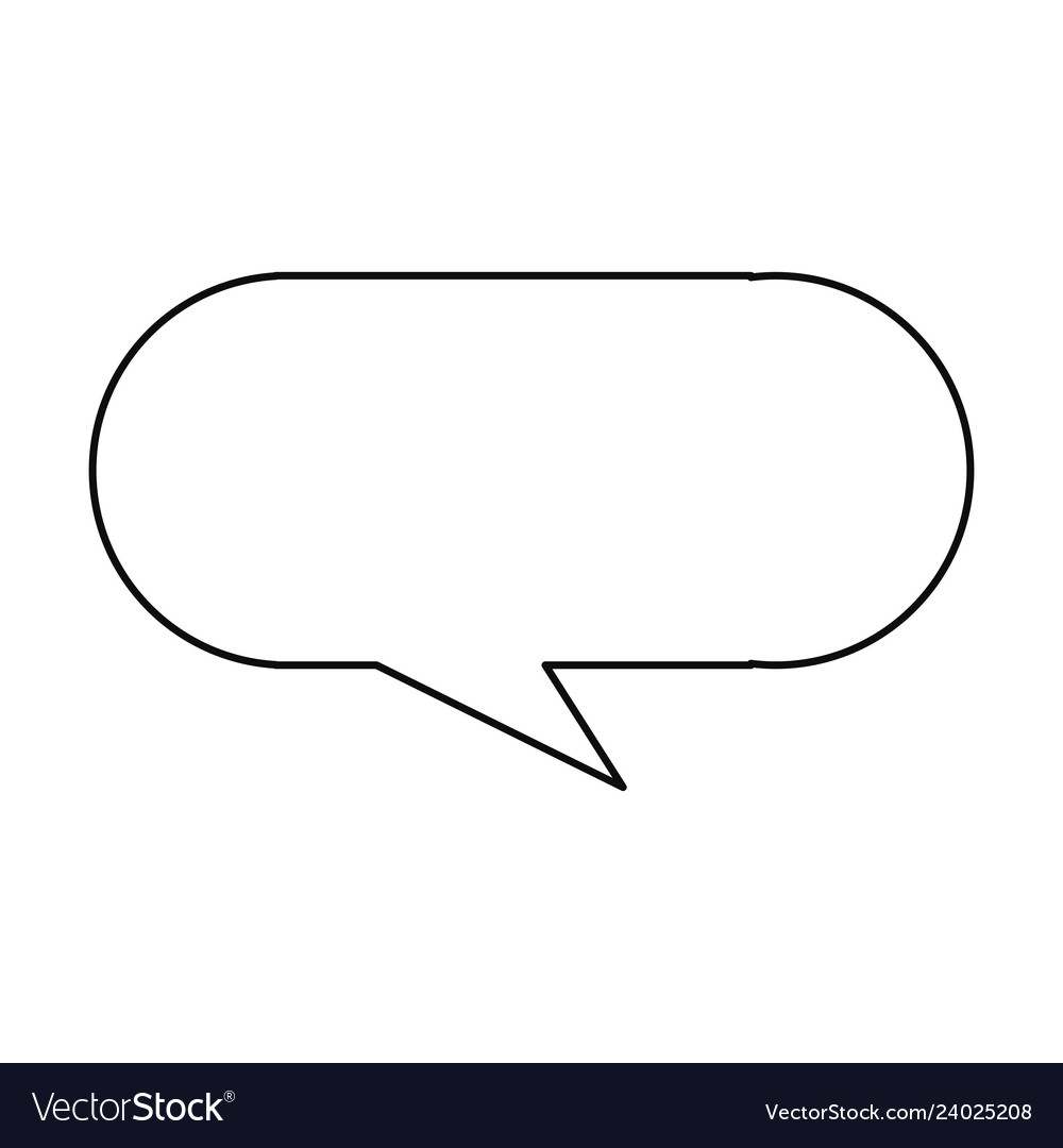 Speech bubble message Royalty Free Vector Image