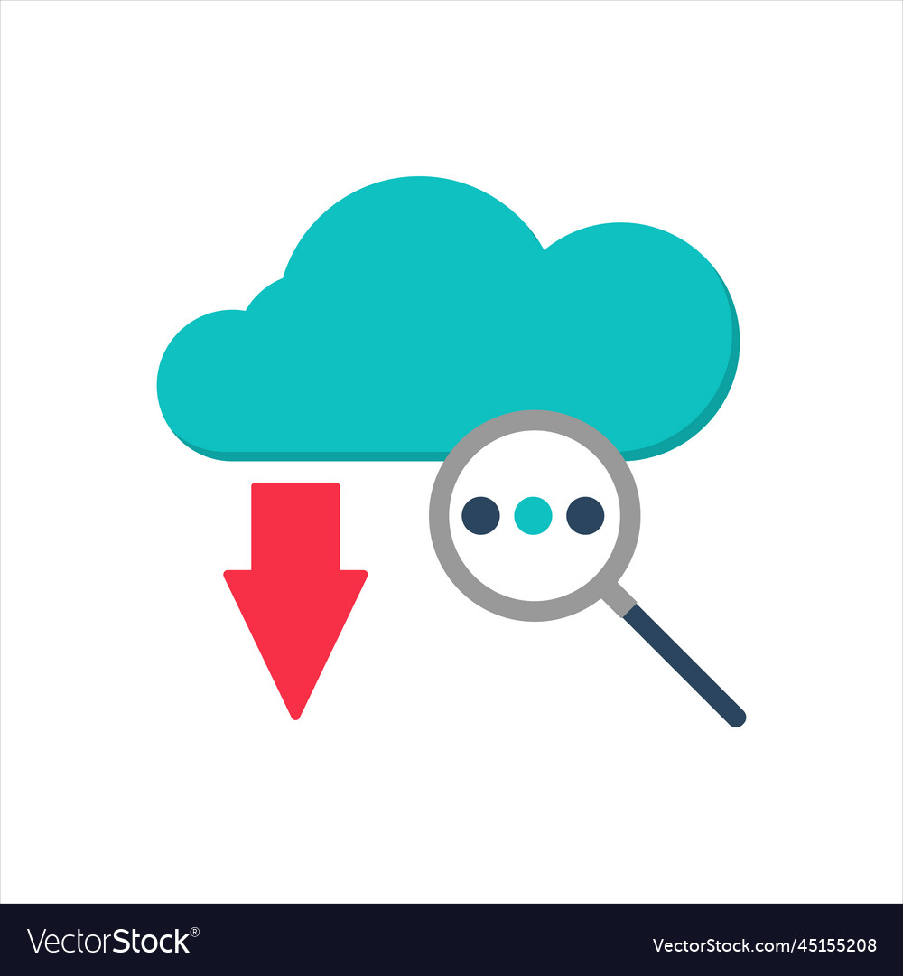 Statistics data analysis icon vector image Statistics data analysis icon
