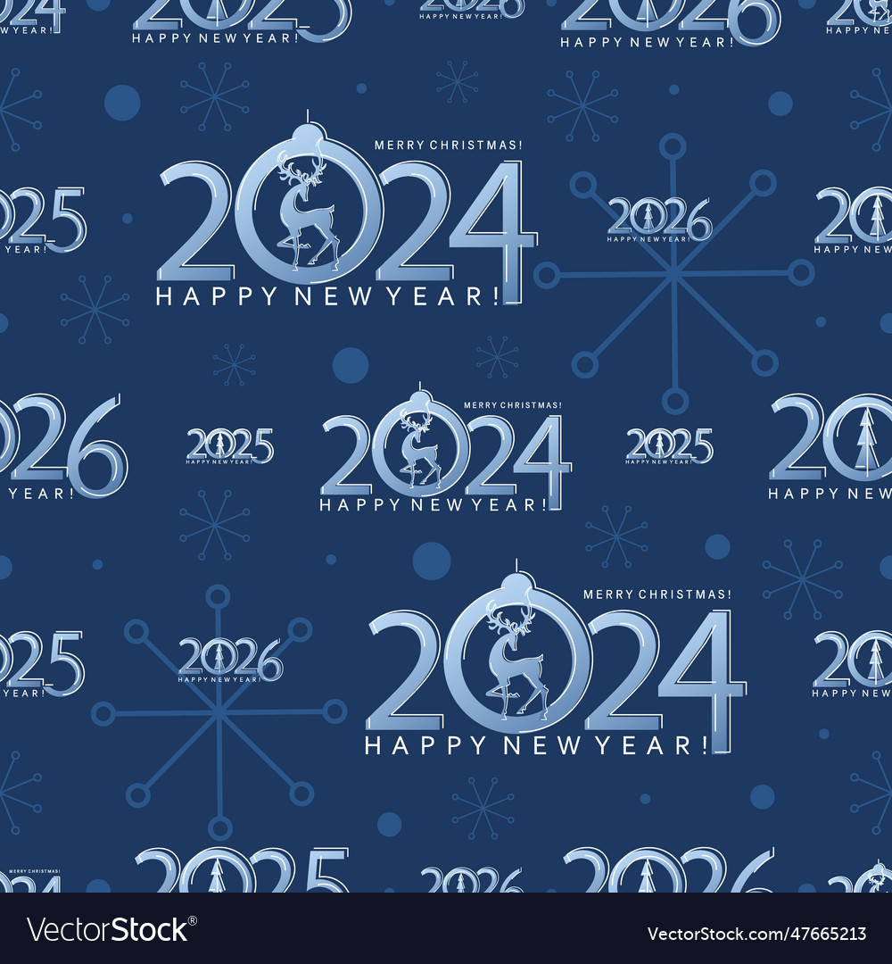 Christmas background 2024 2025 or 2026 Royalty Free Vector