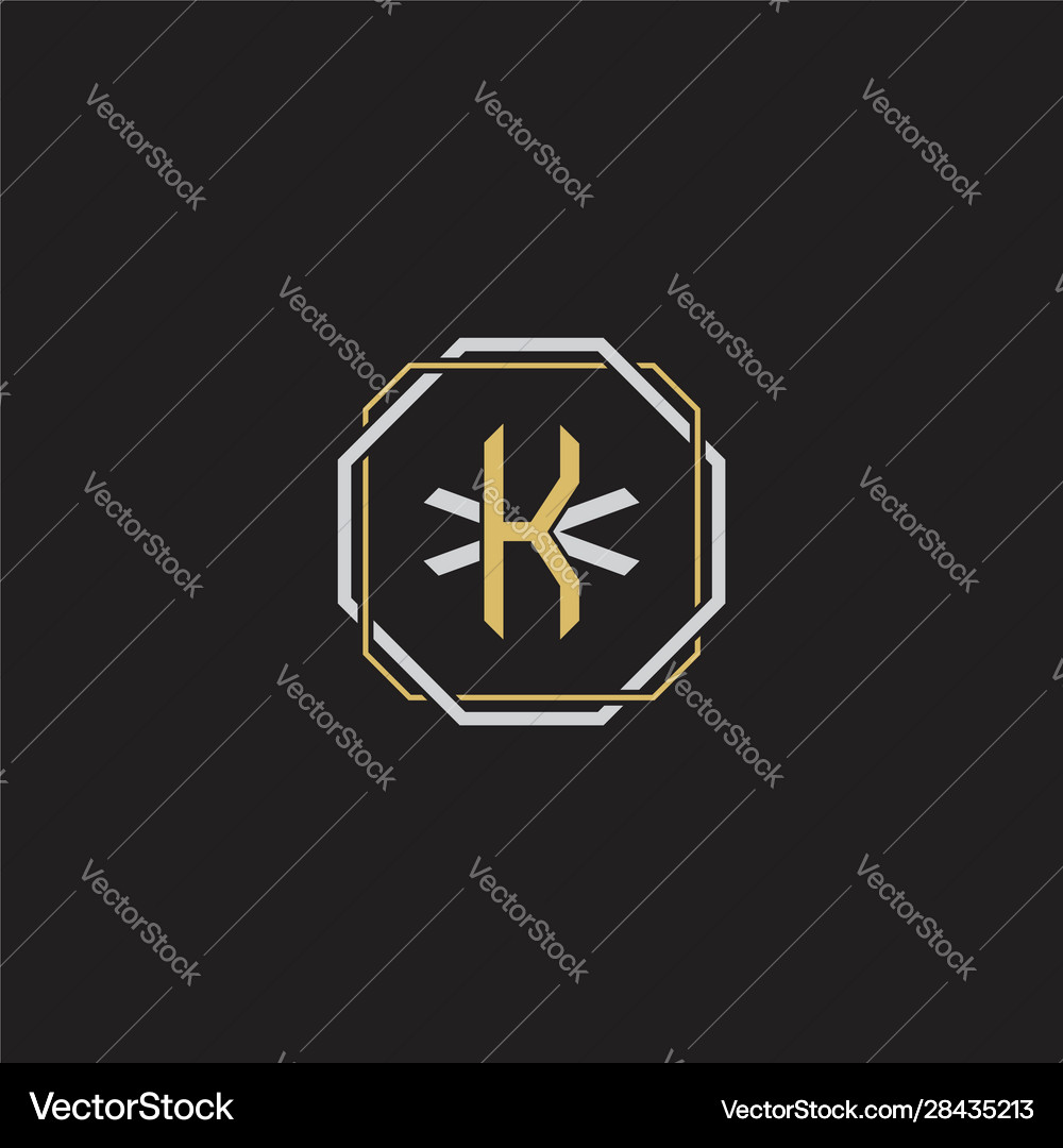 Initial letter overlapping interlock logo Vector Image