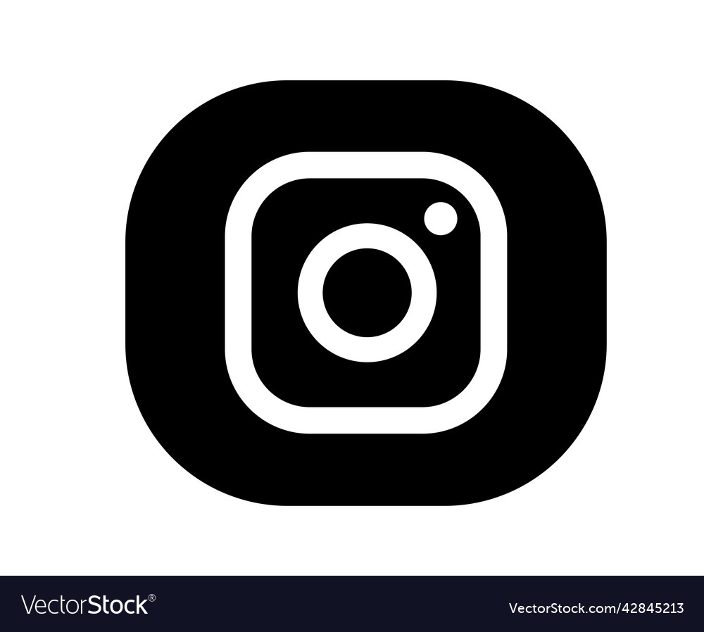 Instagram social media icon abstract symbol design