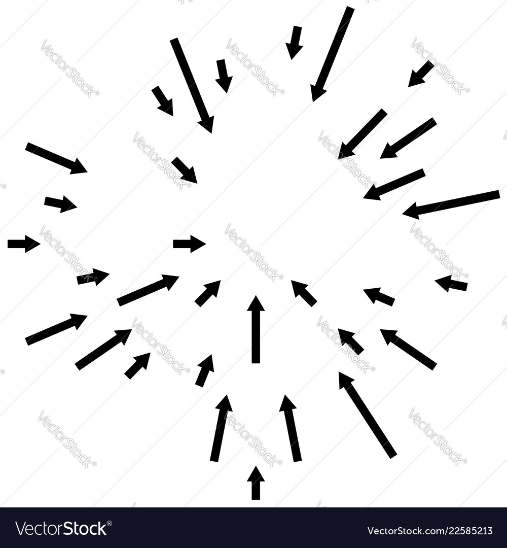 Radial lines element abstract radiating irregular vector image Radial lines element abstract radiating irregular