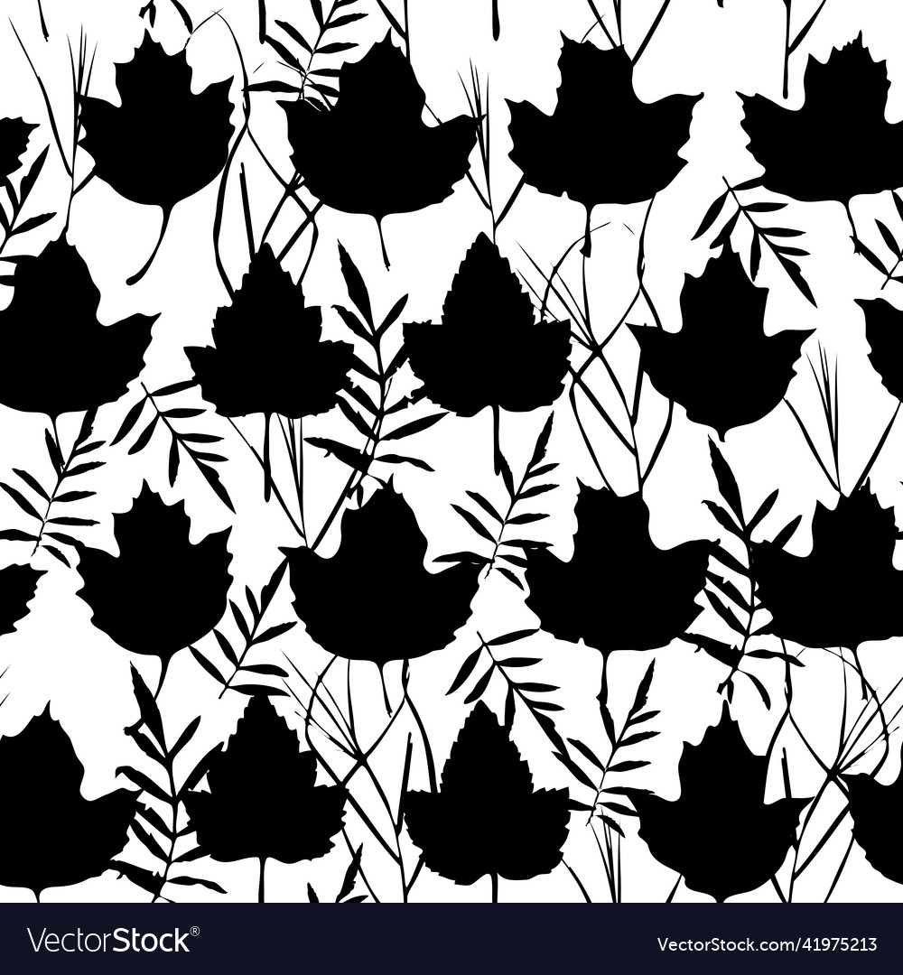 Seamless background with maple leaves for fashion