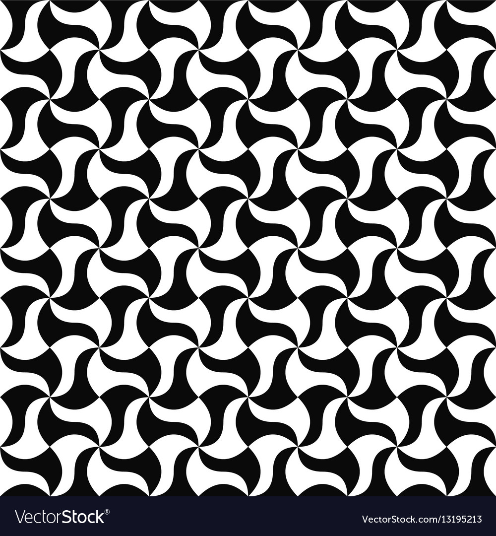 Seamless curved shape pattern background