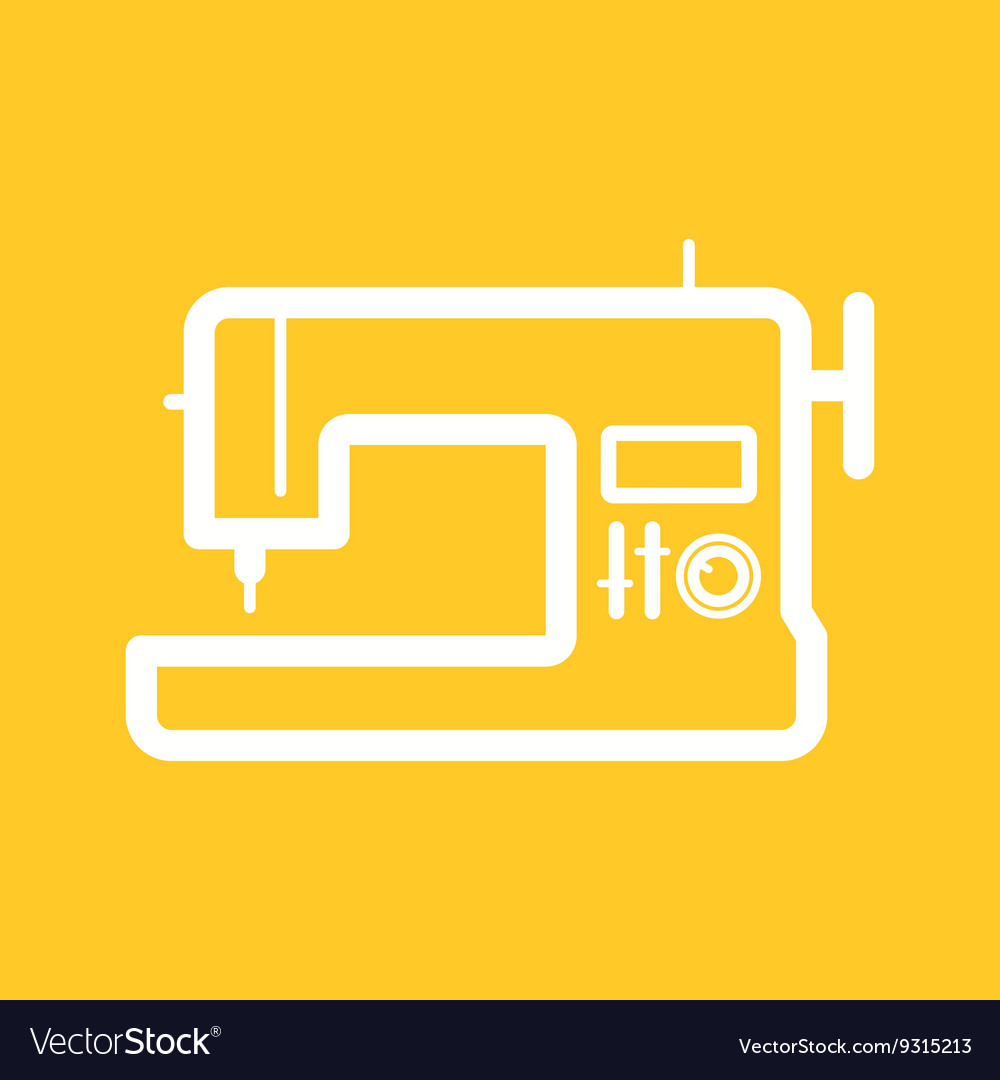 Sewing machine Royalty Free Vector Image VectorStock