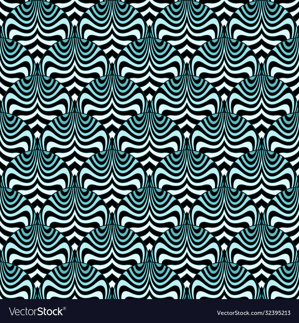 Waves background with distortion effect vector image Waves background with distortion effect