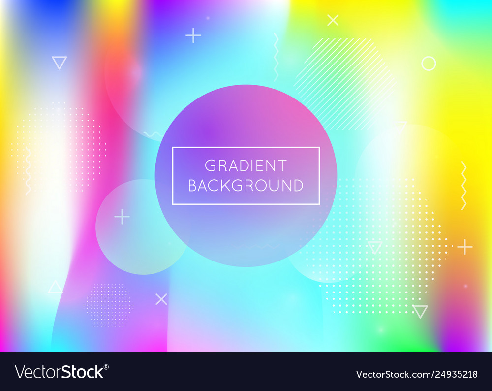 Dynamic shape background with liquid fluid