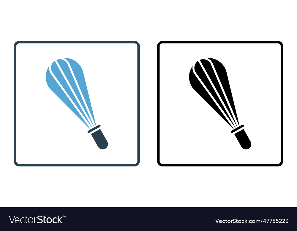 Bread whisk icon related to element vector image Bread whisk icon related to element