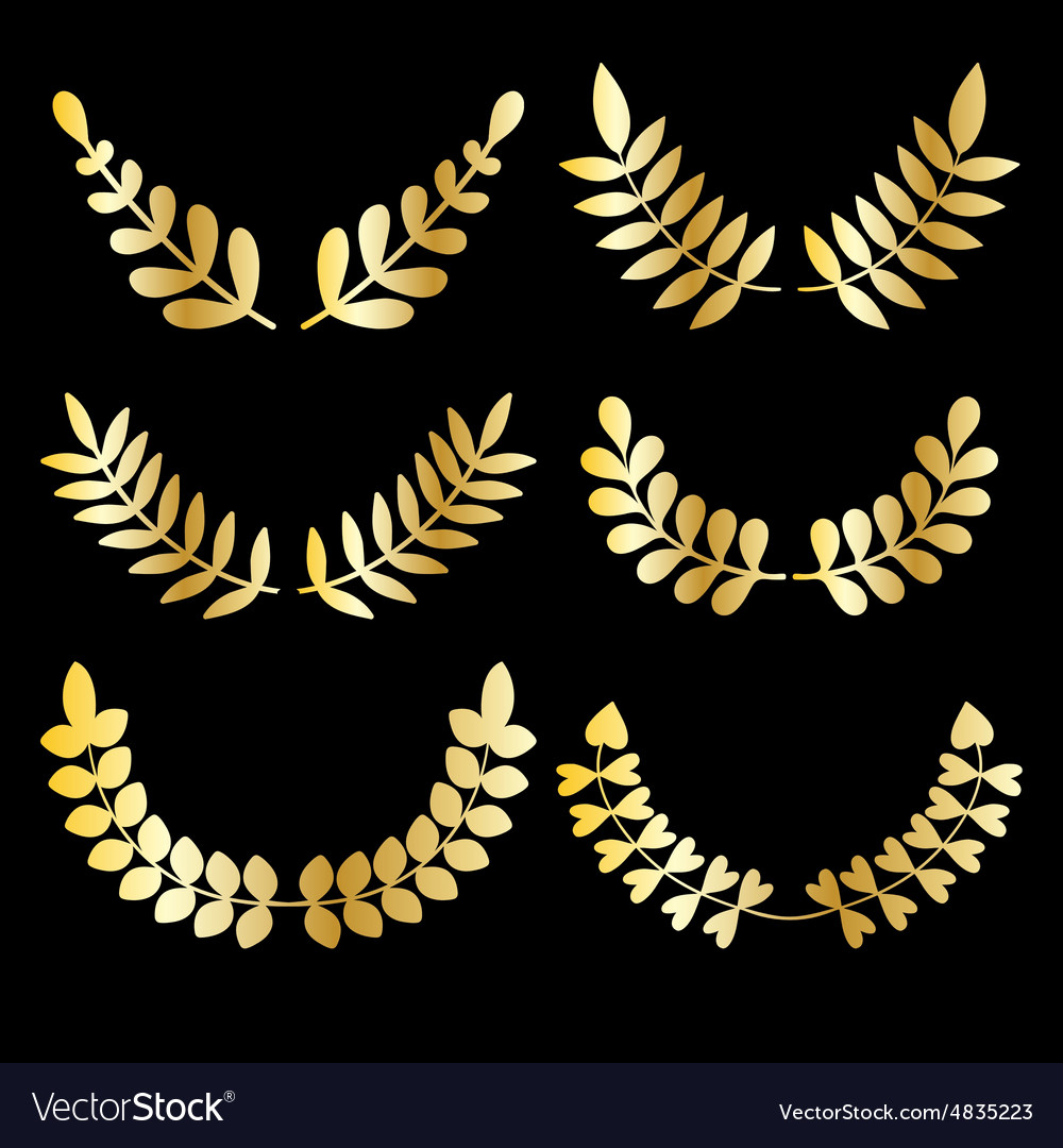Set of ribbons and design elements
