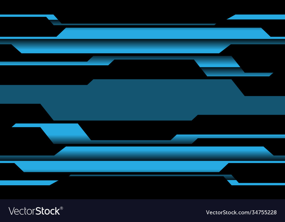 Abstract blue circuit cyber line pattern design vector image Abstract blue circuit cyber line pattern design