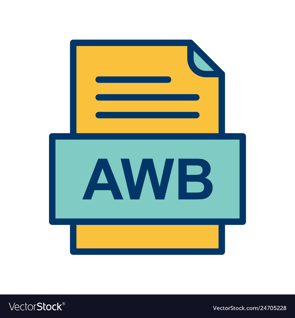 Awb file document icon