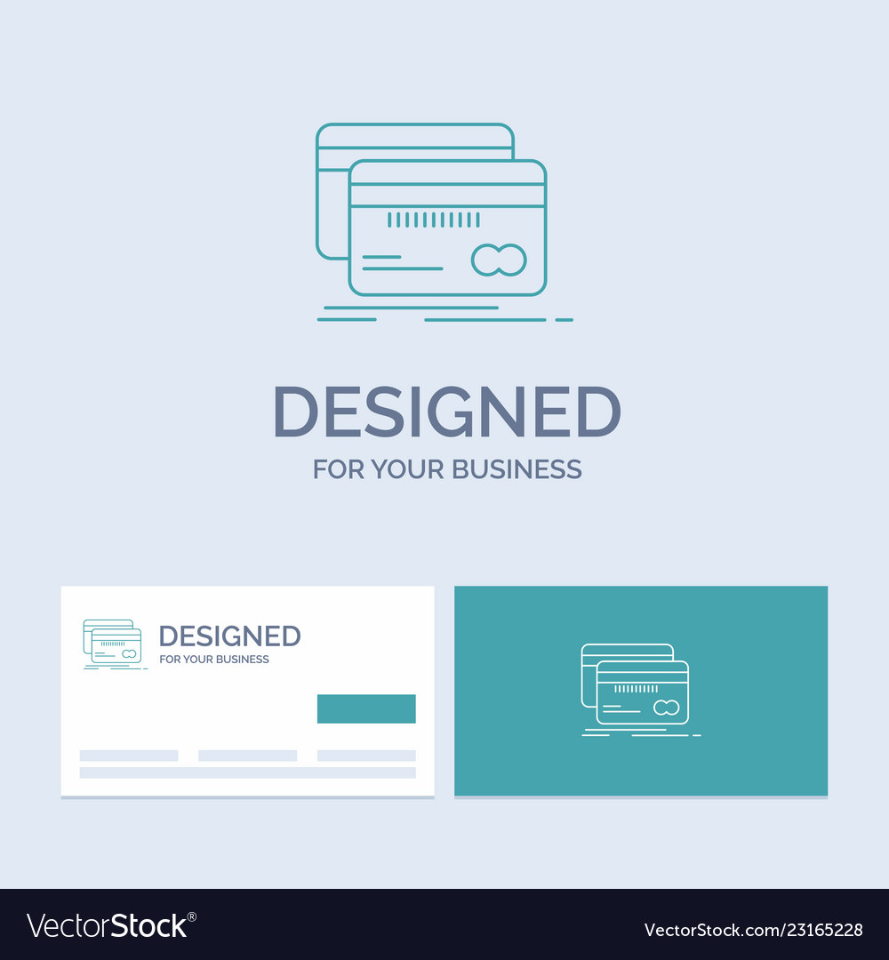 Banking card credit debit finance business logo