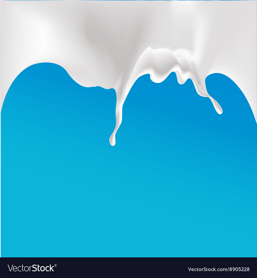 Milk Splash At The Top Of The Design Royalty Free Vector 9414