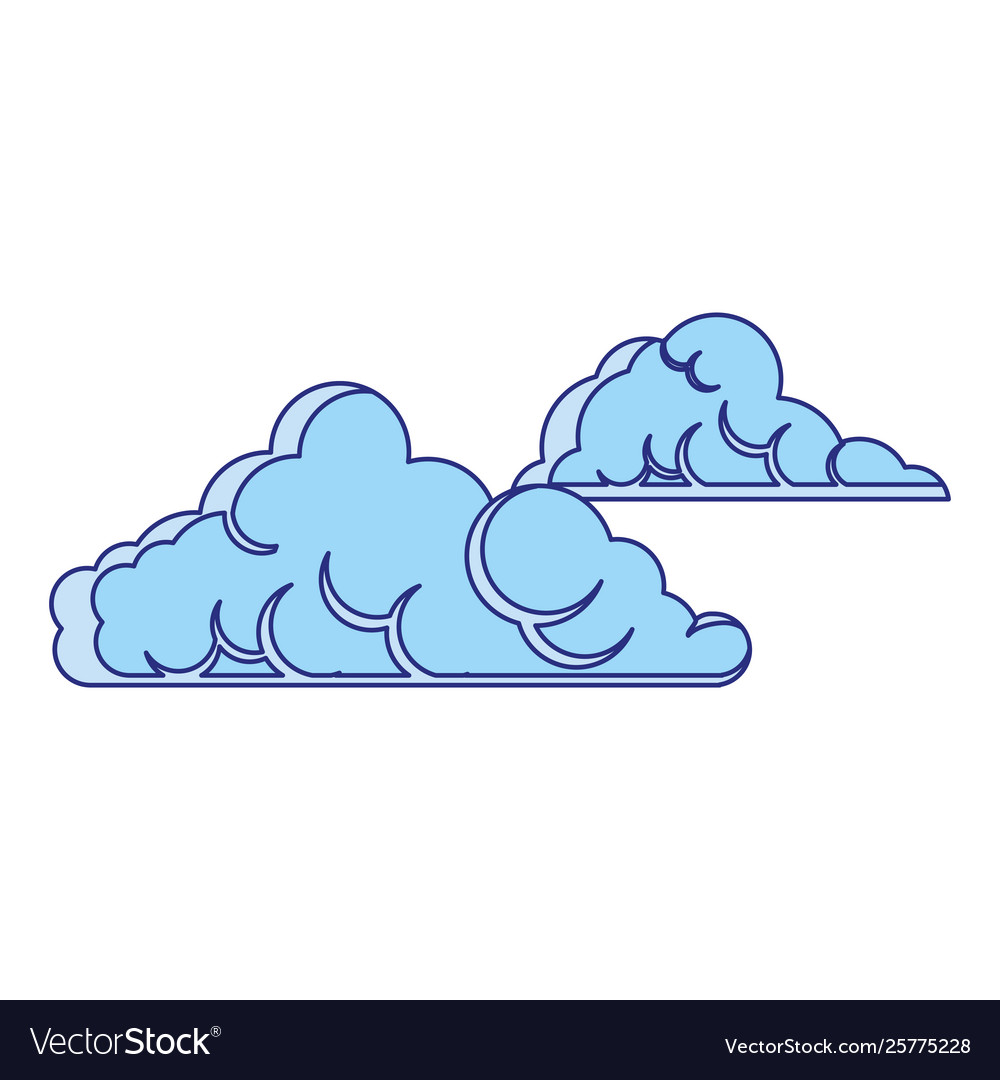 Retro Videospielwolken pixeliert Cartoon isoliert vector image Retro Videospielwolken pixeliert Cartoon isoliert