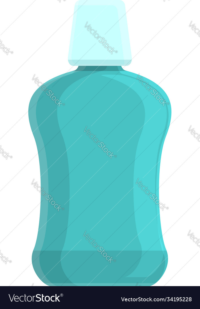 Tooth mouthwash icon cartoon style Royalty Free Vector Image