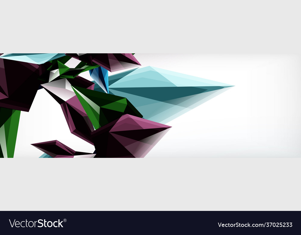 3d triangles and pyramids abstract vector image 3d triangles and pyramids abstract