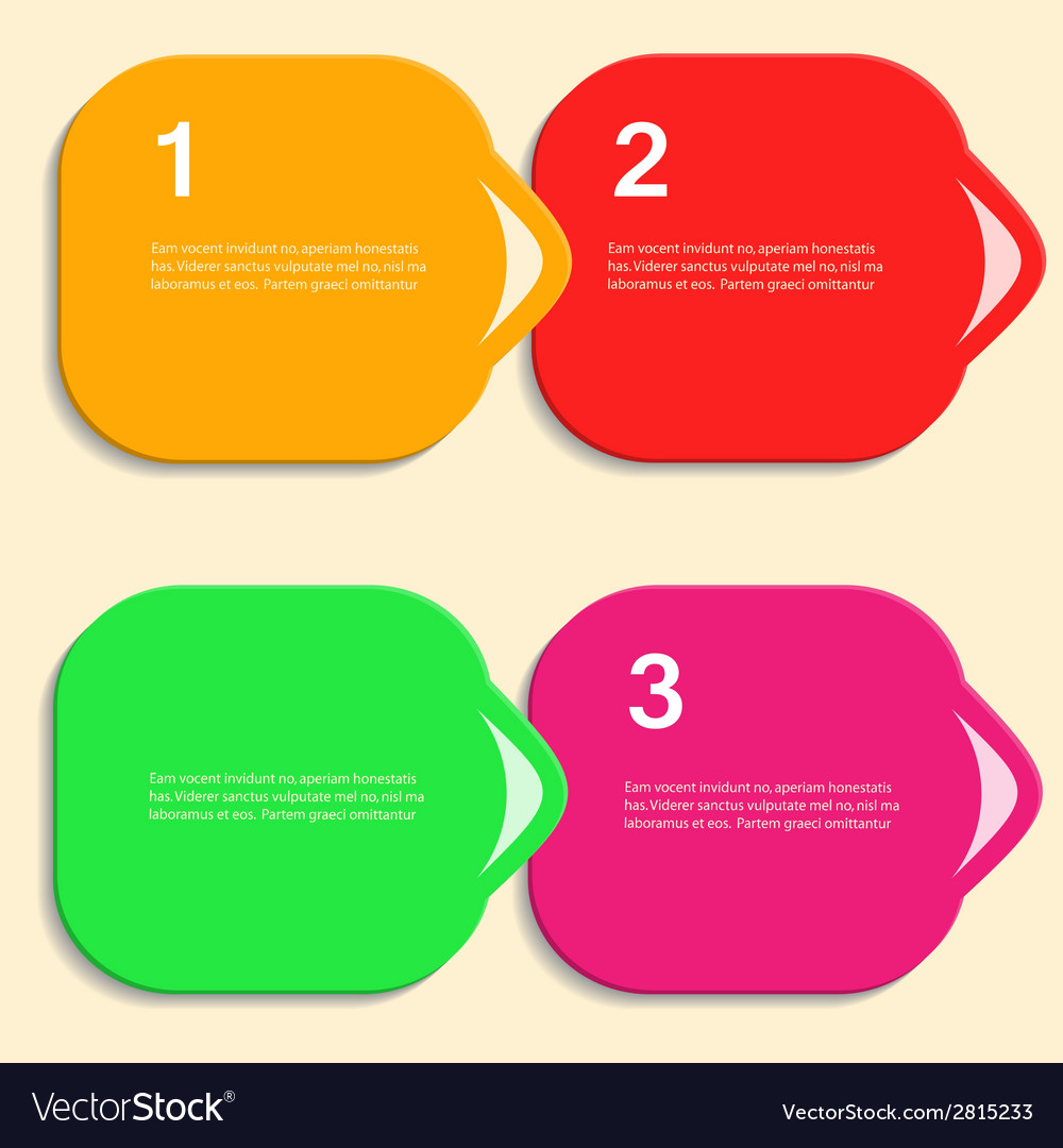 Abstract color shapes for your infographics