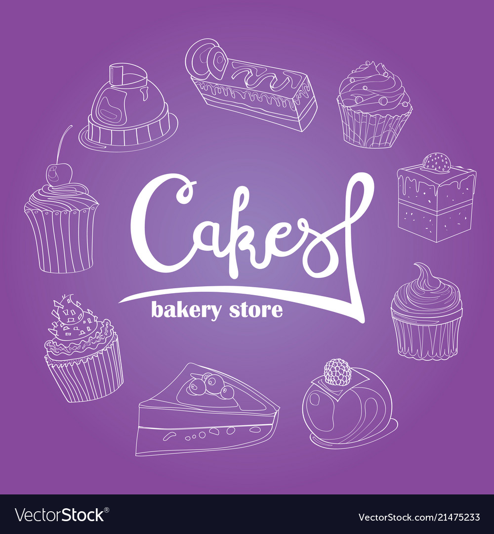 Logo sign style for the confectionery bakery