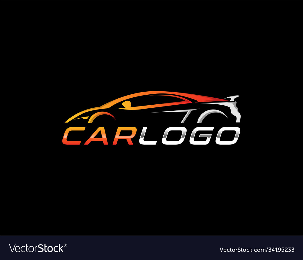 Modern car logo service and business symbol logo Vector Image