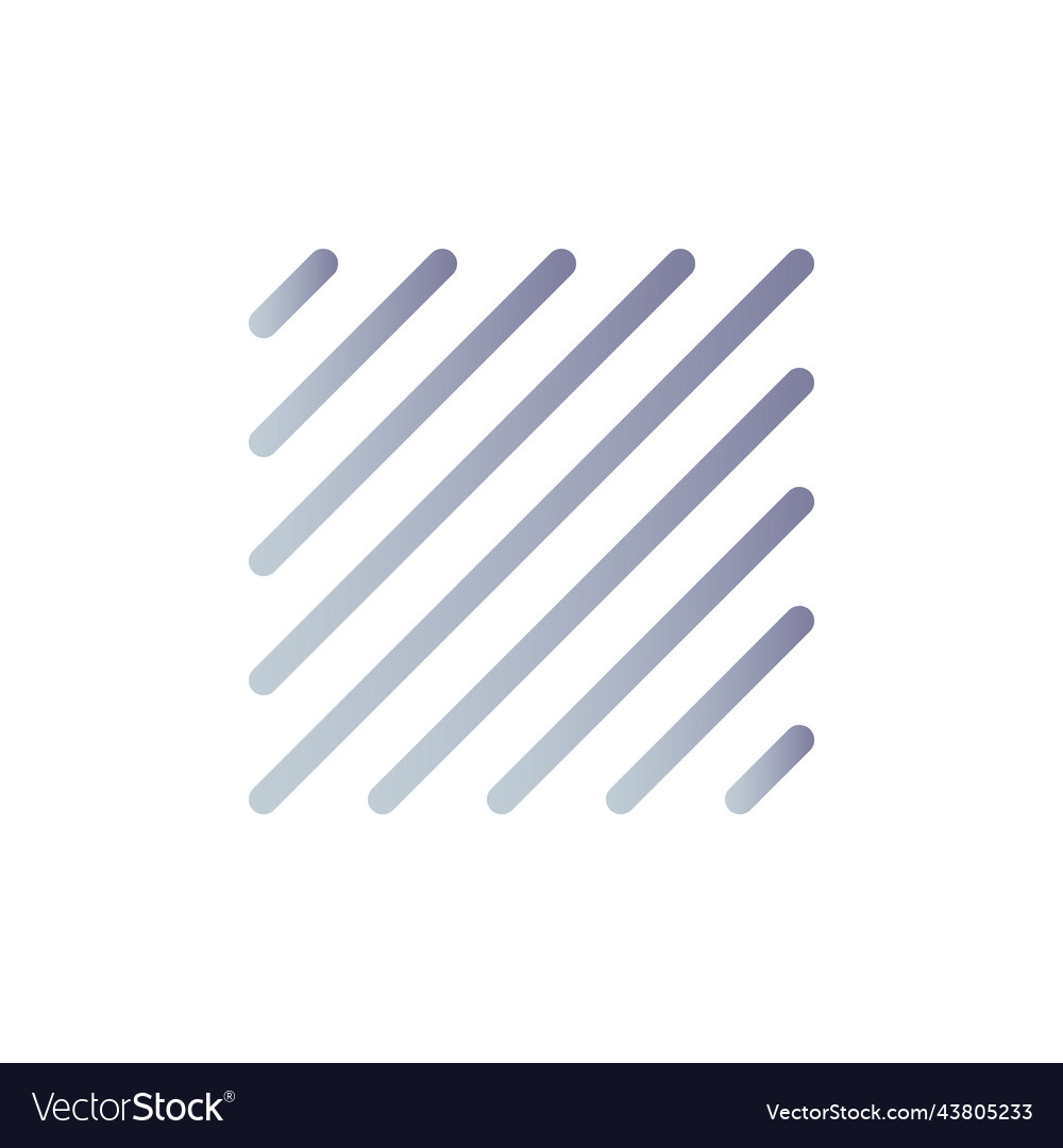Selected area flat gradient color ui icon vector image Selected area flat gradient color ui icon