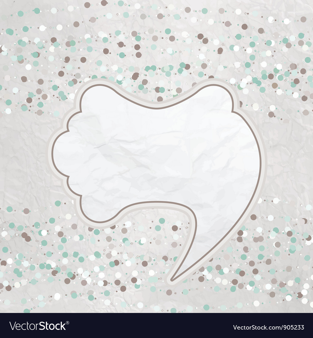 Vintage Speech Bubble Design Royalty Free Vector Image 0483