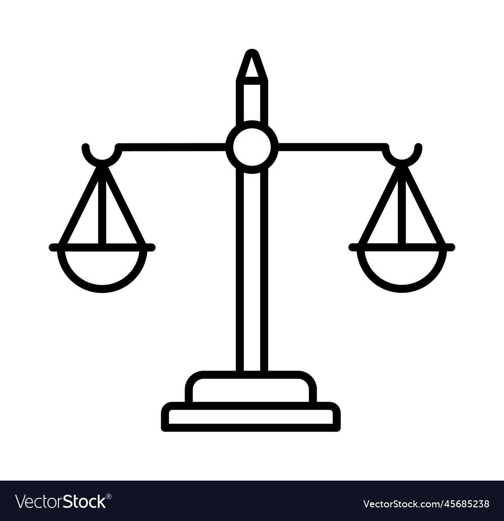 Accountancy finance jurisprudence icon vector image Accountancy finance jurisprudence icon